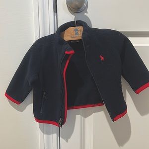 Baby Ralph Lauren fleece jacket.